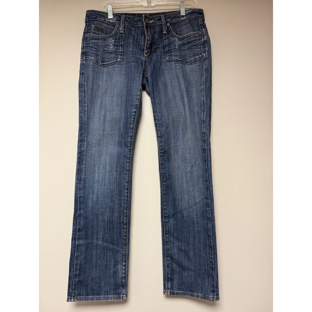 Vigoss Jeans‎ Womens Size 11 Bootcut Blue Denim Stretch Style P1849J